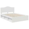 vidaXL Estructura de cama 150 x 200 cm Madera de pino macizo