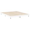vidaXL Estructura de cama madera de ingeniería blanca 150x200 cm