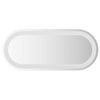 vidaXL Espejo de ba&ntilde;o LED Transparente 70 x 30 cm vidrio templado