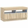 vidaXL Mueble de TV LED Roble Sonoma Madera de ingenier&iacute;a