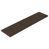 vidaXL Cabecero de Pared 12 uds. Marr&oacute;n Cuero sint&eacute;tico