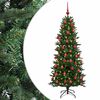 vidaXL &Aacute;rbol de Navidad artificial con bolas 120 cm 150 LED