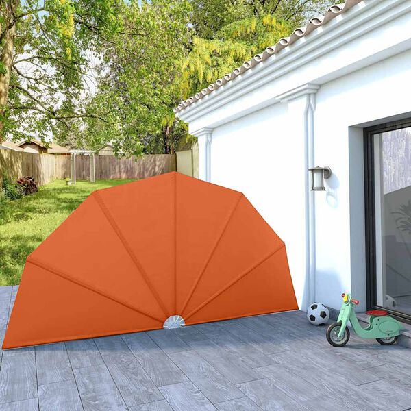 vidaXL Toldo lateral plegable terraza color terracota 200 cm