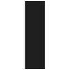vidaXL Estanter&iacute;a/divisor madera de ingenier&iacute;a negro 40x30x103 cm