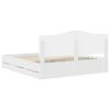 vidaXL Estructura de cama con caj&oacute;n 200 x 200 cm Madera Ingenieril