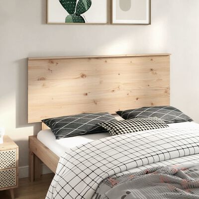 vidaXL Cabecero de cama madera maciza de pino 154x6x82,5 cm