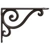 vidaXL Soportes para estanter&iacute;as de pared 12 uds. Marr&oacute;n antiguo