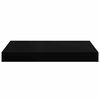 vidaXL Estantes flotantes de pared 2 uds MDF negro 40x23x3,8 cm