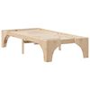 vidaXL Estructura de cama Marrón 90 x 200 cm Madera de pino macizo