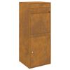 vidaXL Caja de entrega de paquetes Oxidado 47,5 x 38 x 59 cm