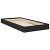vidaXL Estructura de cama madera de ingenier&iacute;a negra 90x200 cm