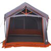 vidaXL Carpas con techo Gris y naranja 620 x 322 x 240 cm Poliéster