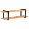 vidaXL Mueble para TV de madera maciza de acacia 130x40x40 cm