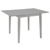 vidaXL Mesa de comedor extensible gris (80-120)x80x74 cm MDF