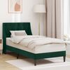 vidaXL Estructura de cama Verde oscuro 80 x 200 cm Terciopelo