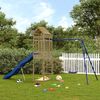 vidaXL Parque infantil de exterior madera de pino impregnada