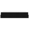 vidaXL Estructura de cama con colch&oacute;n con colch&oacute;n 2 pcs Negro tela