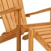 vidaXL Silla de jard&iacute;n Adirondack con reposapi&eacute;s madera maciza teca