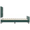 vidaXL Cama tipo Box Spring Verde oscuro 120 x 200 cm Terciopelo