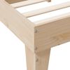 vidaXL Cama con estanter&iacute;a sin colch&oacute;n madera maciza de pino 140x200cm