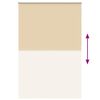vidaXL Estor Enrollable Opaco Beige 160x230 cm Tela Ancho 156,6 cm