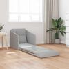 vidaXL Sof&aacute; cama 60cm Gris Nube tela