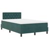 vidaXL Cama tipo Box Spring Verde oscuro 120 x 200 cm Terciopelo