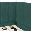 vidaXL Estructura de cama en esquina Verde oscuro 80 cm x 200 cm