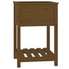 vidaXL Jardinera de madera maciza de pino marr&oacute;n 54x54x81 cm