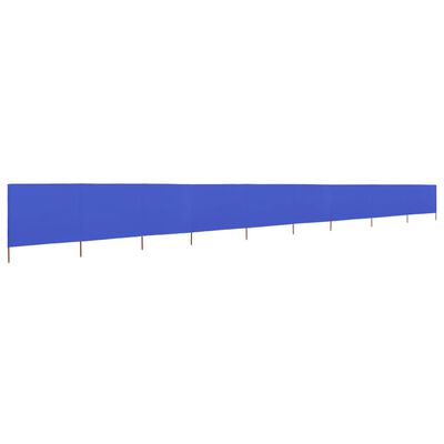vidaXL Paravientos de 9 paneles tela azul celeste 1200x120 cm