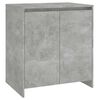 vidaXL Aparador de madera contrachapada gris hormig&oacute;n 70x41x75 cm