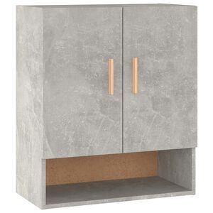 vidaXL Armario de pared madera contrachapada gris hormig&oacute;n 60x31x70 cm