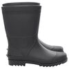 vidaXL Botas de agua negro n&uacute;mero 44 PVC