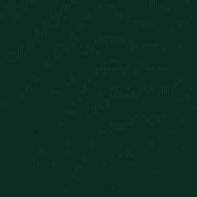 vidaXL Toldo de vela triangular tela Oxford verde oscuro 4x4x4 m