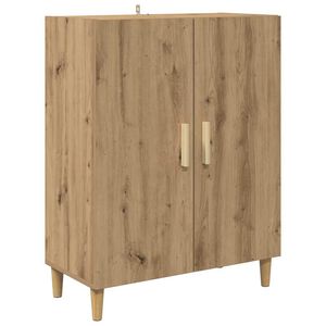vidaXL Vitrina Roble artisan 70 x 34 x 90 cm Madera contrachapada