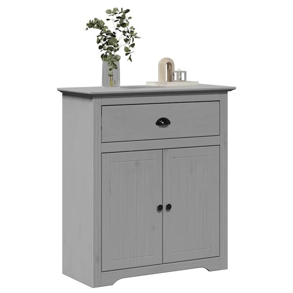 vidaXL Mueble de entrada BODO gris 80x35x90 cm