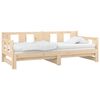 vidaXL Sof&aacute; cama extra&iacute;ble madera maciza de pino 2x(80x200) cm