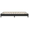 vidaXL Estructura de cama sin colch&oacute;n terciopelo negro 140x210 cm