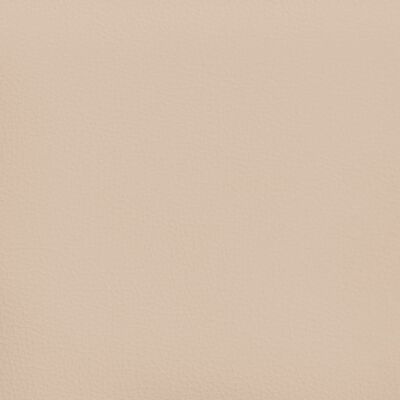 vidaXL Cabecero de cuero sintético color capuchino 100x5x78/88 cm
