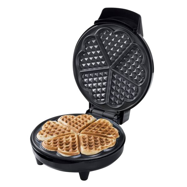 Bestron Gofrera con forma de coraz&oacute;n AWM700CO 700 W negro y cobre