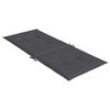 vidaXL Coj&iacute;n silla de jard&iacute;n respaldo alto 4 uds tela gris 120x50x3 cm