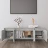 vidaXL Mueble de TV madera contrachapada gris hormigón 120x30x40,5 cm