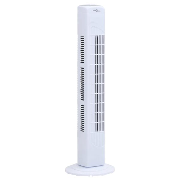 vidaXL Ventilador de torre blanco &Phi;24x80 cm