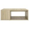 vidaXL Mesa de centro madera contrachapada roble Sonoma 90x67x33 cm