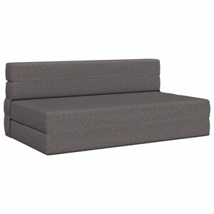 vidaXL Sof&aacute; Cama Plegable Gris Claro 152 x 86,5 x 60 cm Tela