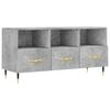 vidaXL Mueble de TV madera de ingenier&iacute;a gris hormig&oacute;n 102x36x50 cm