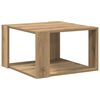 vidaXL Mesa de Caf&eacute; Roble artisan 51,5 x 51,5 x 30 cm