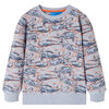 Sudadera infantil gris m&eacute;lange 116