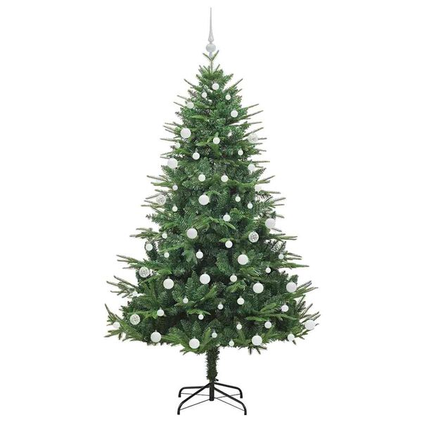 vidaXL &Aacute;rbol de Navidad artificial preiluminado con juego de bolas