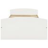 vidaXL Estructura de cama con 2 cajones sin colch&oacute;n blanco 90x200 cm